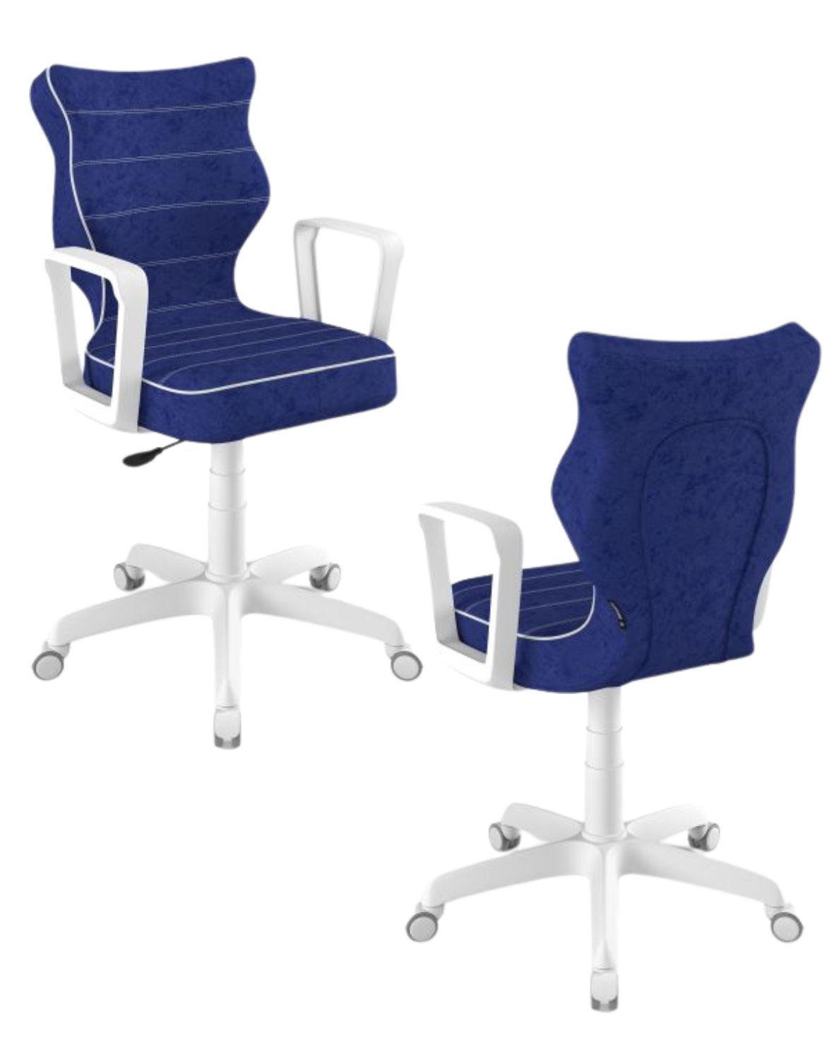 Krzesło młodzieżowe Entelo Norm, Biała Podstawa, Rozmiar 6 (wzrost 159 - 188 cm)