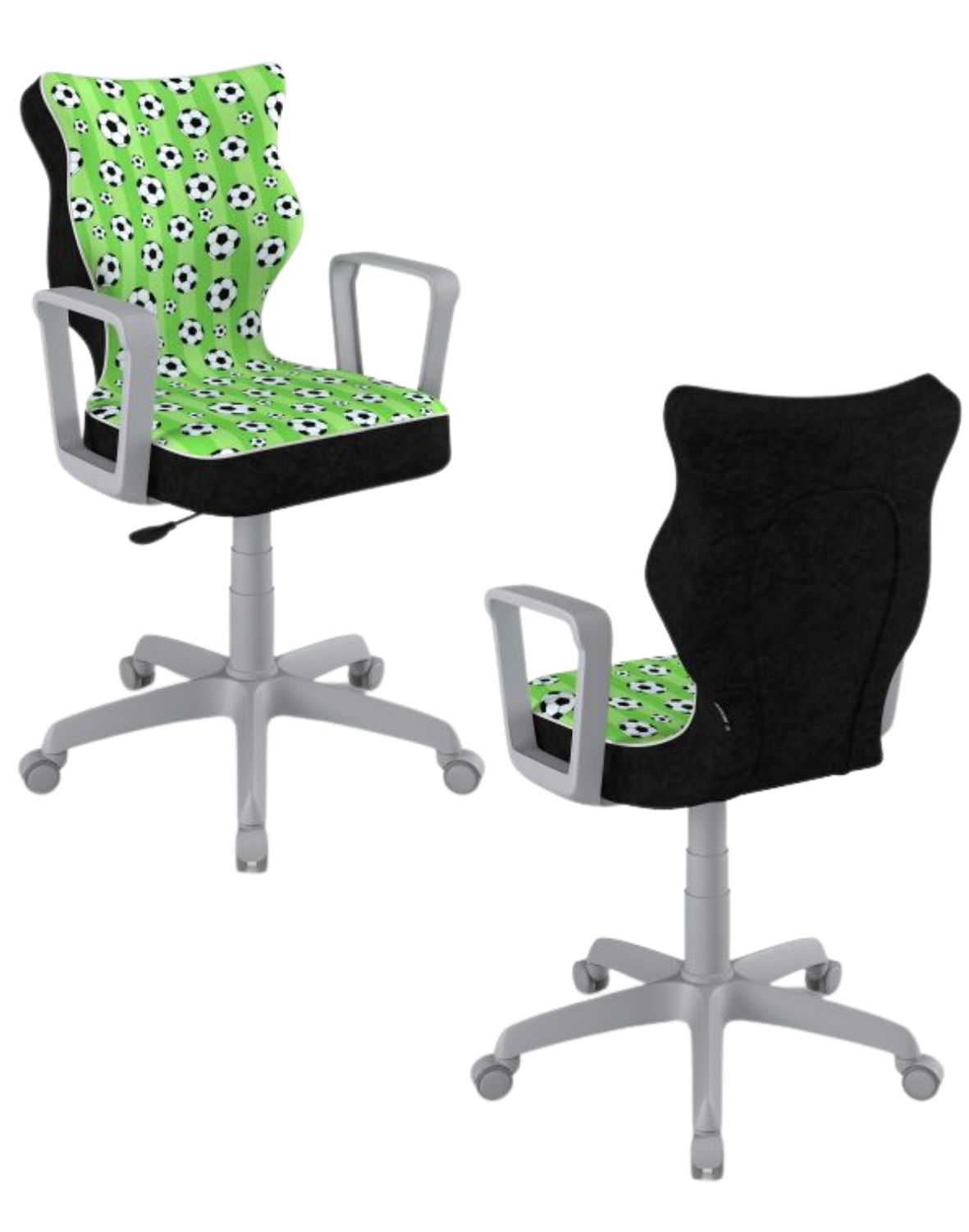 Krzesło młodzieżowe Entelo Norm, Szara Podstawa, Rozmiar 5 (wzrost 146 - 176,5 cm)