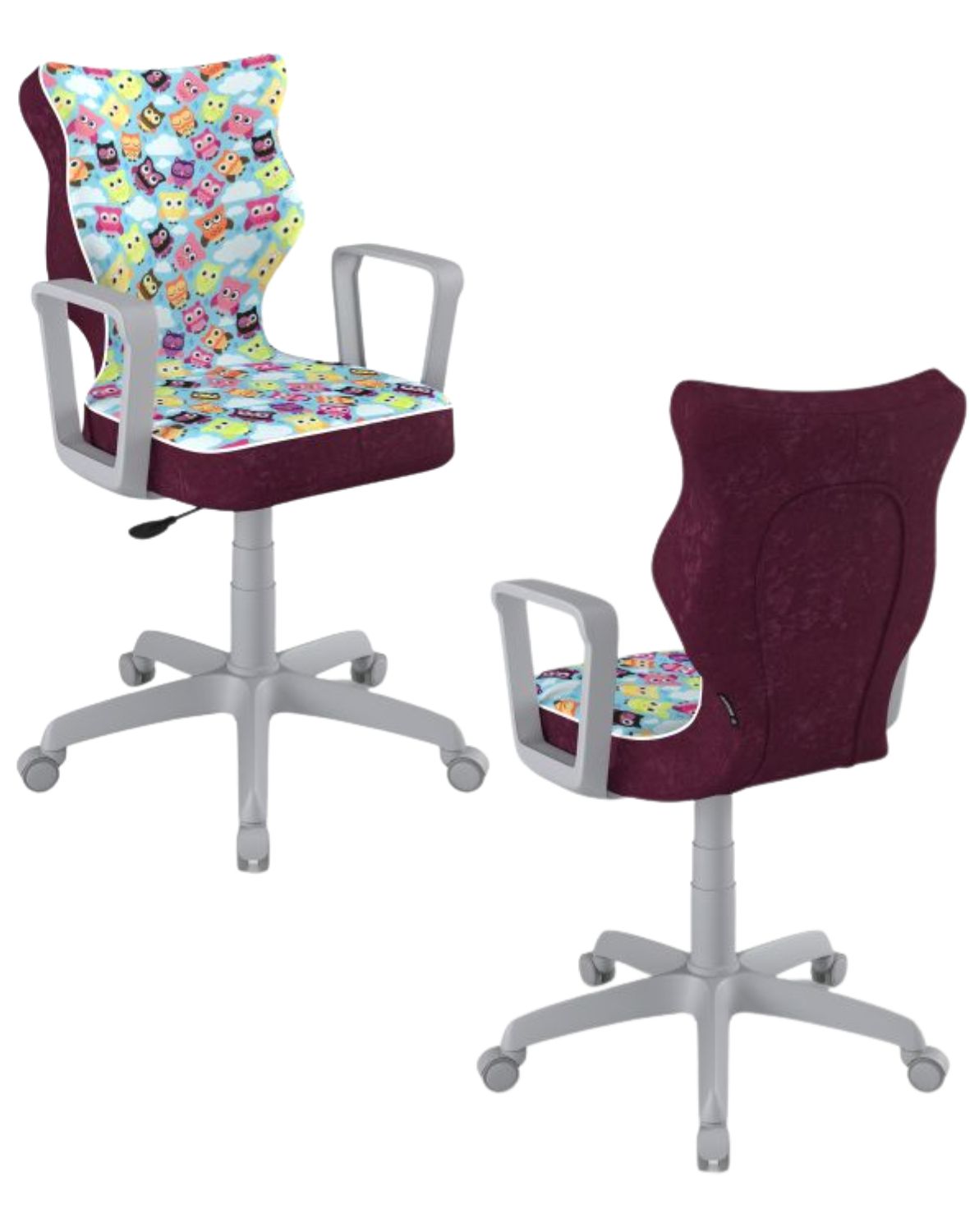 Krzesło młodzieżowe Entelo Norm, Szara Podstawa, Rozmiar 5 (wzrost 146 - 176,5 cm)