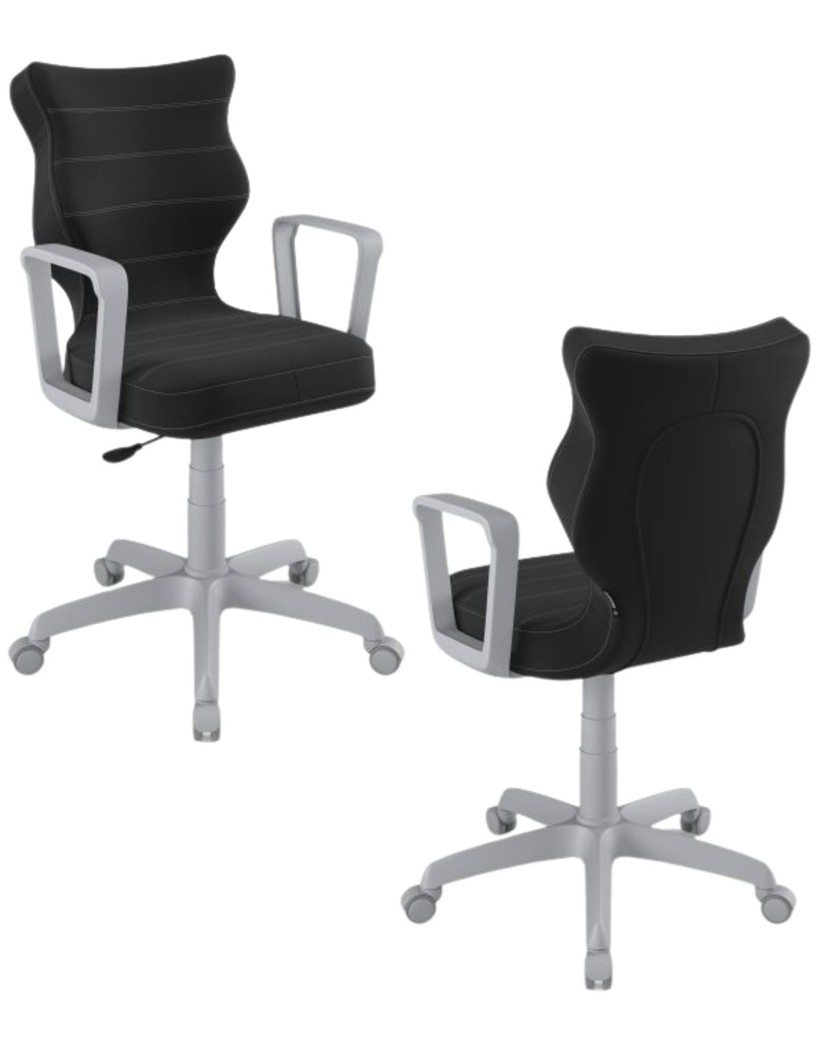 Krzesło młodzieżowe Entelo Norm, Szara Podstawa, Rozmiar 5 (wzrost 146 - 176,5 cm)