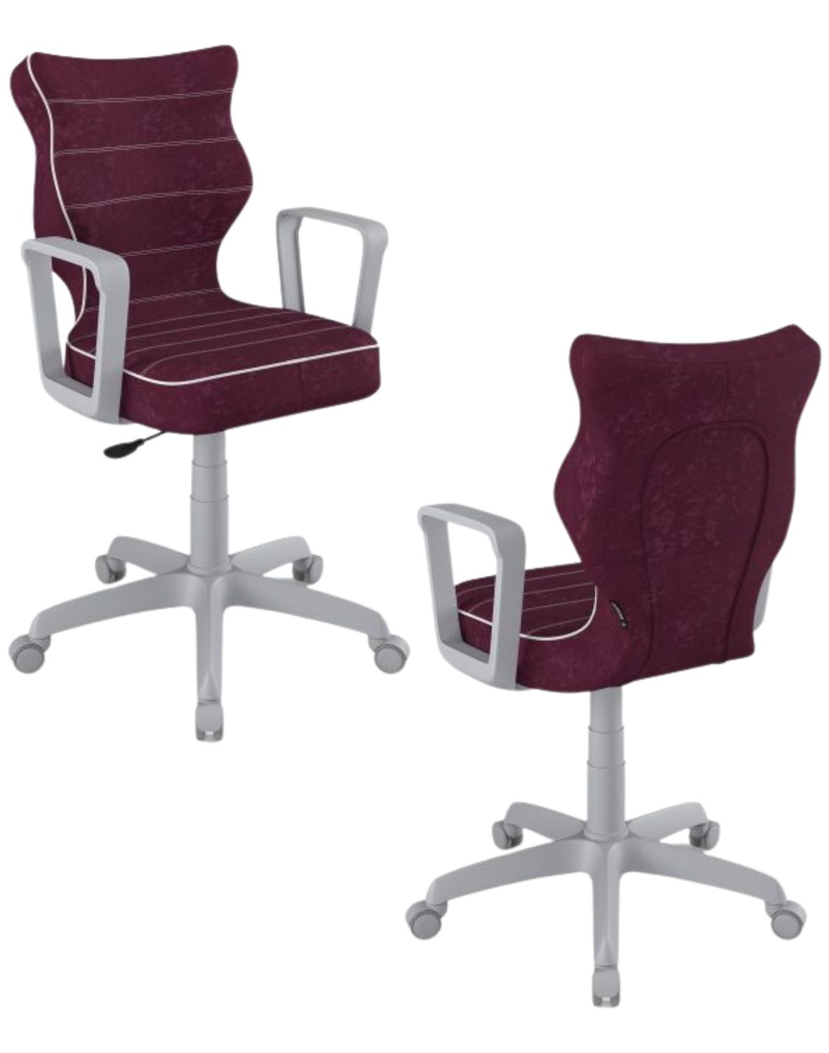 Krzesło młodzieżowe Entelo Norm, Szara Podstawa, Rozmiar 5 (wzrost 146 - 176,5 cm)