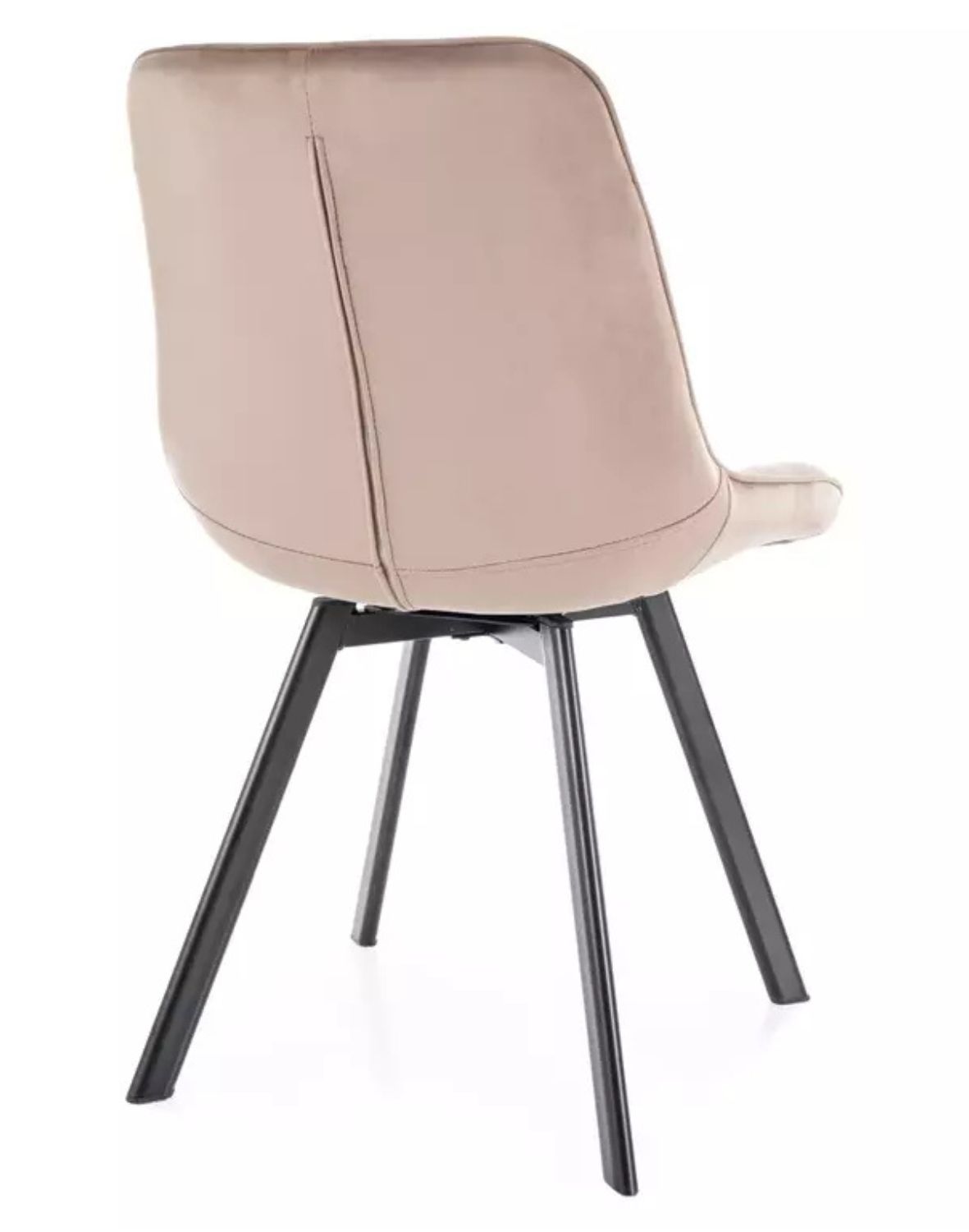 krzeslo monti velvet ciemny bez