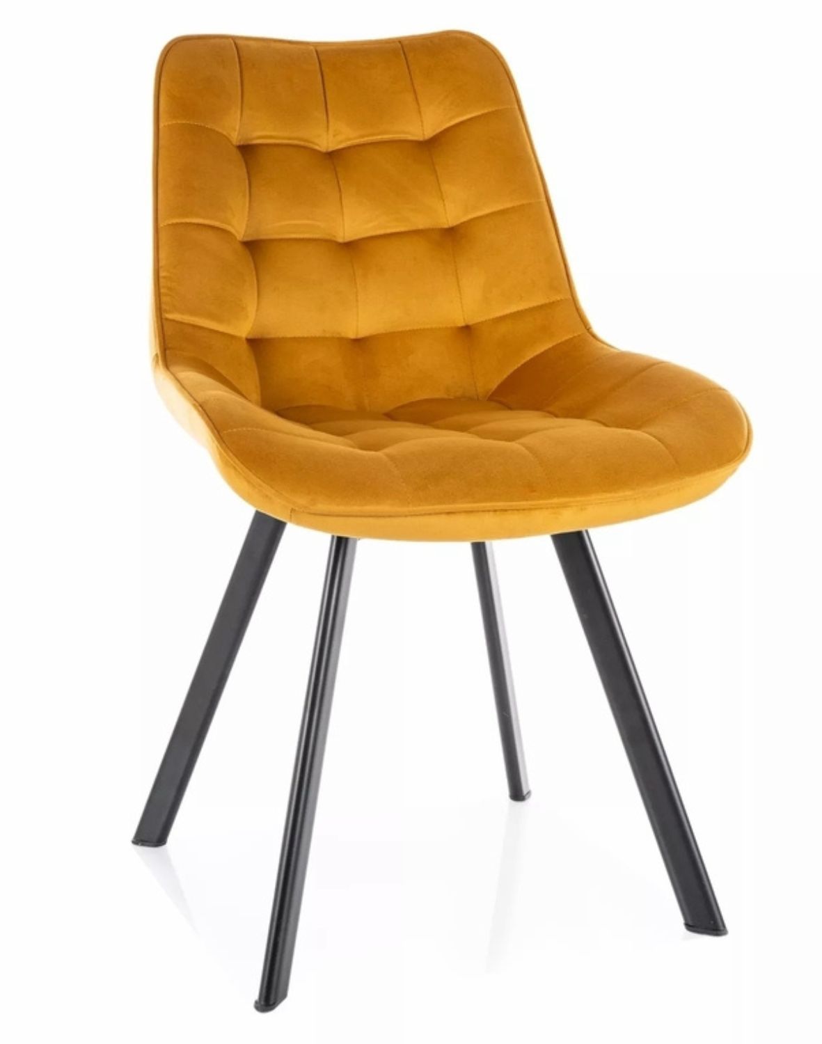 krzeslo monti velvet curry