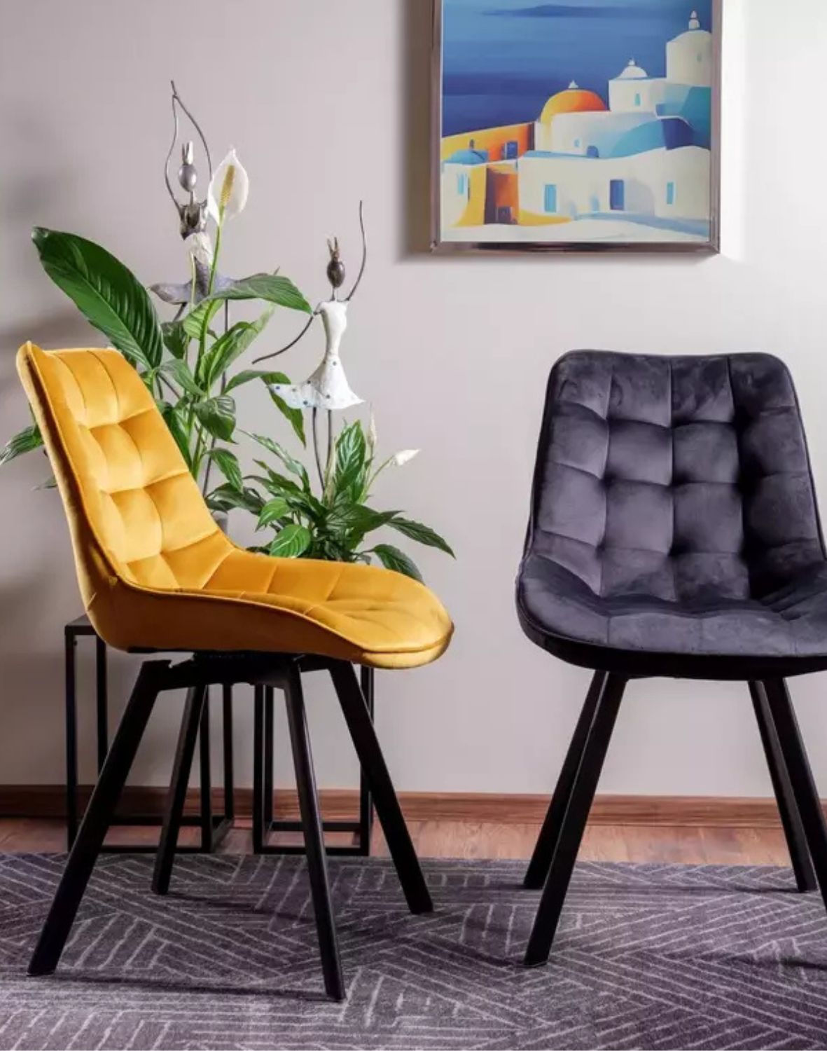 krzeslo monti velvet curry