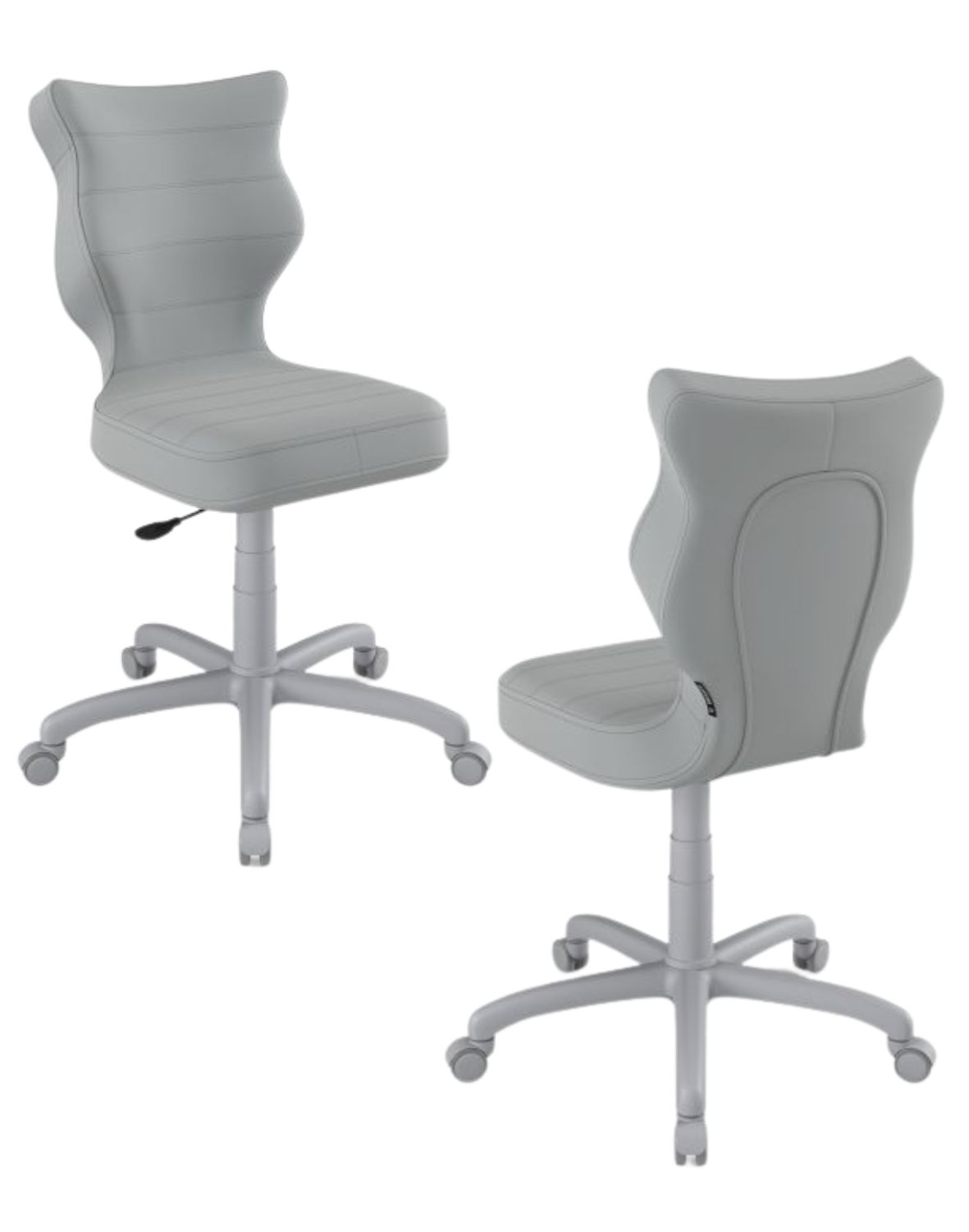 Krzesło dziecięce obrotowe Petit 159 -188 cm Szara Podstawa