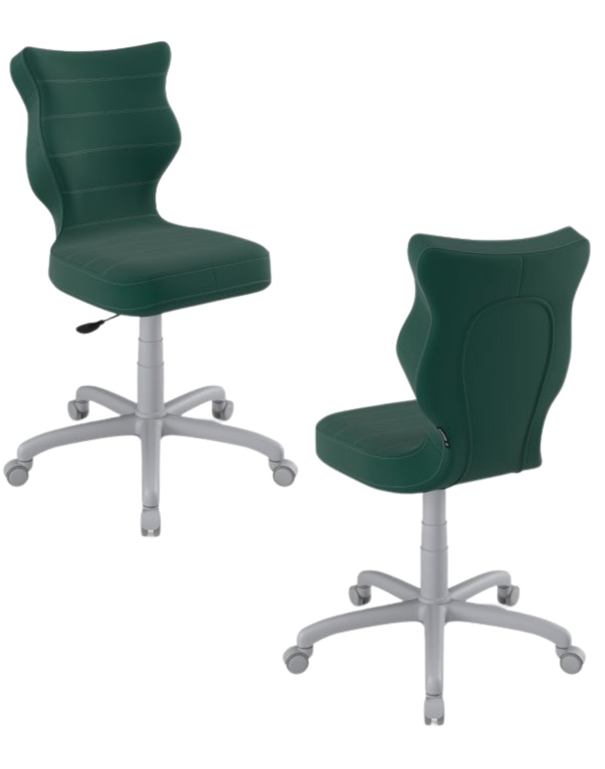 Krzesło dziecięce obrotowe Petit 159 -188 cm Szara Podstawa