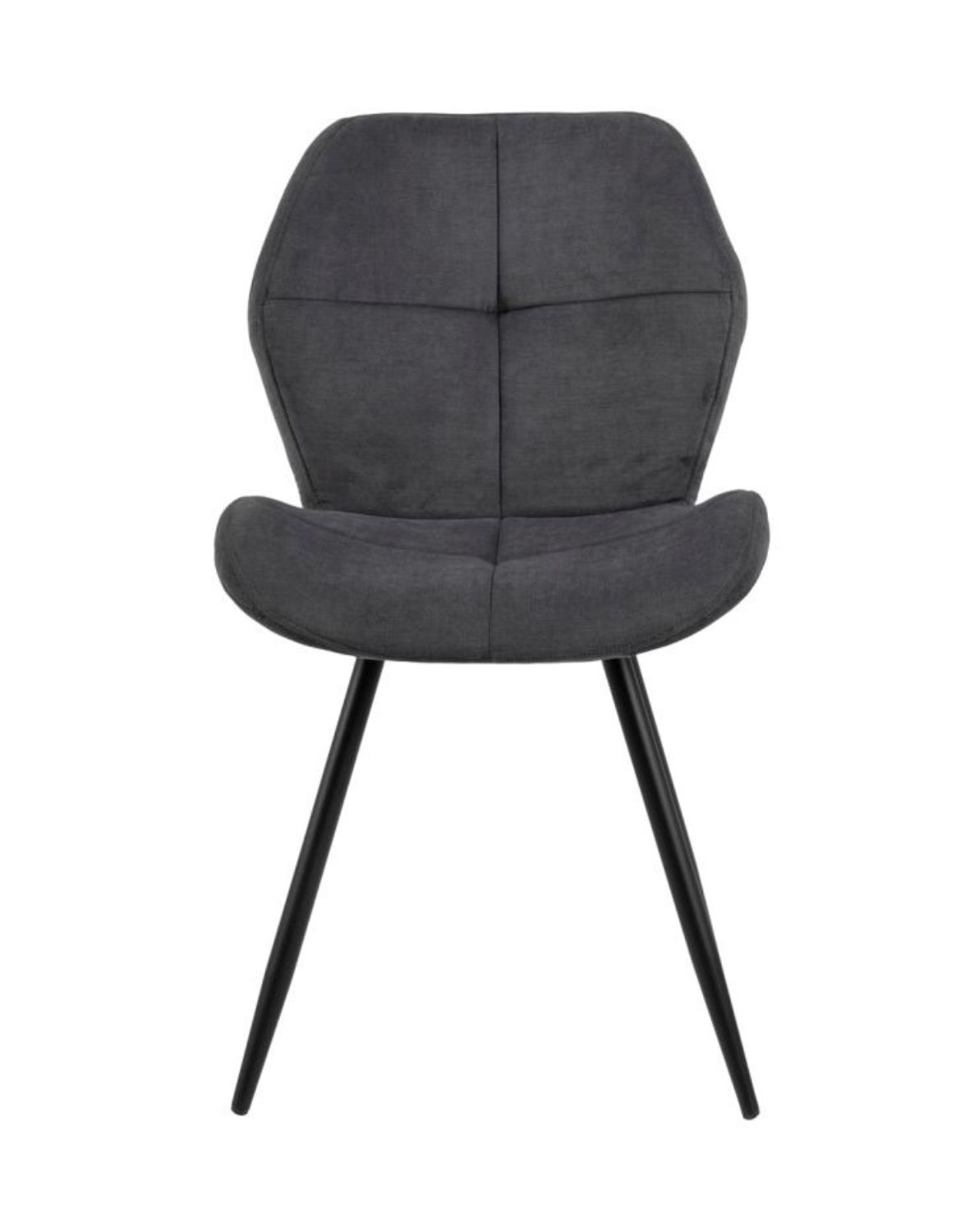 krzesło tapicerowane do jadalni petry grafitowe 92651