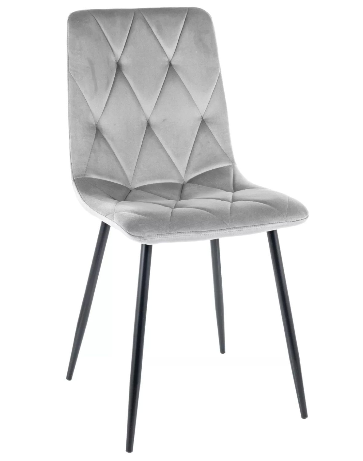 krzeslo tom velvet jasny szary