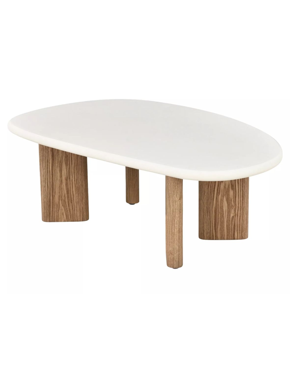 Niska ława Alpen ecru, dąb 130 cm
