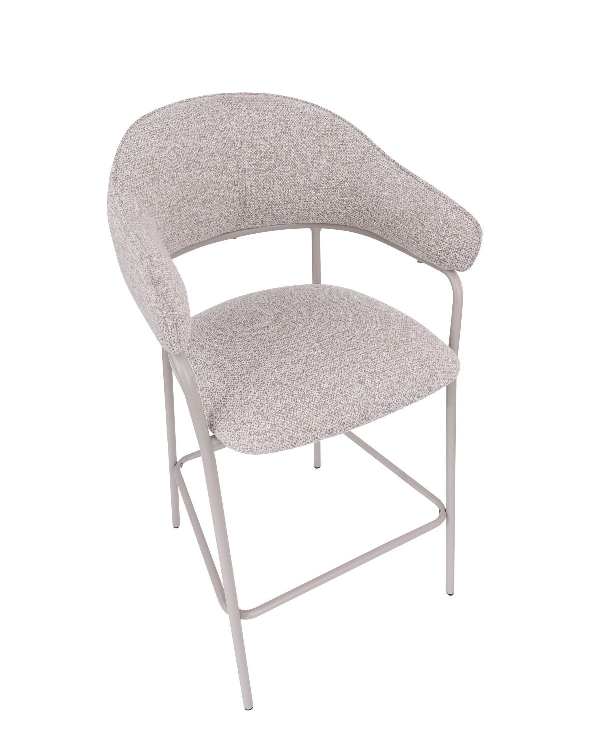 hoker do kuchni z podnóżkiem livia, beżowy/kaszmir