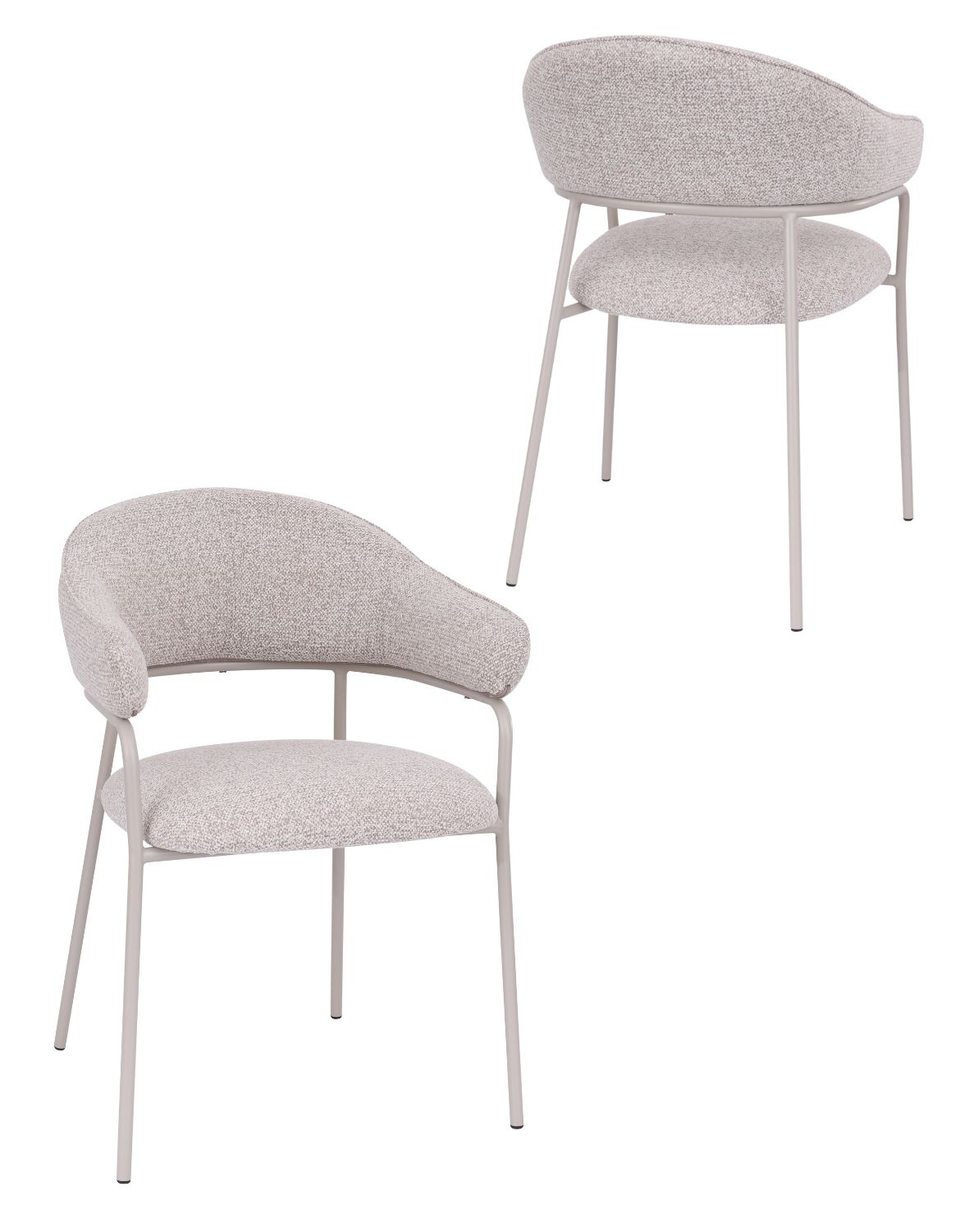 krzesło do jadalni z livia, beżowe/kaszmir