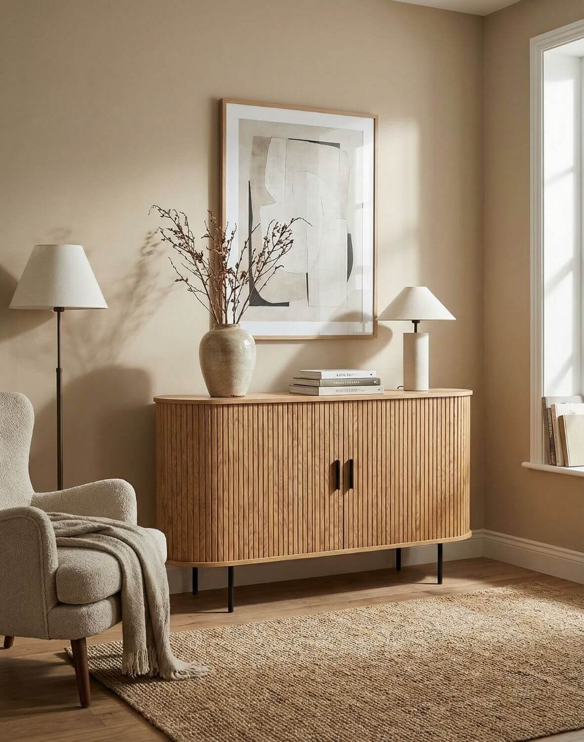 szeroka komoda loftwood (4802), dziki dąb, 140 cm