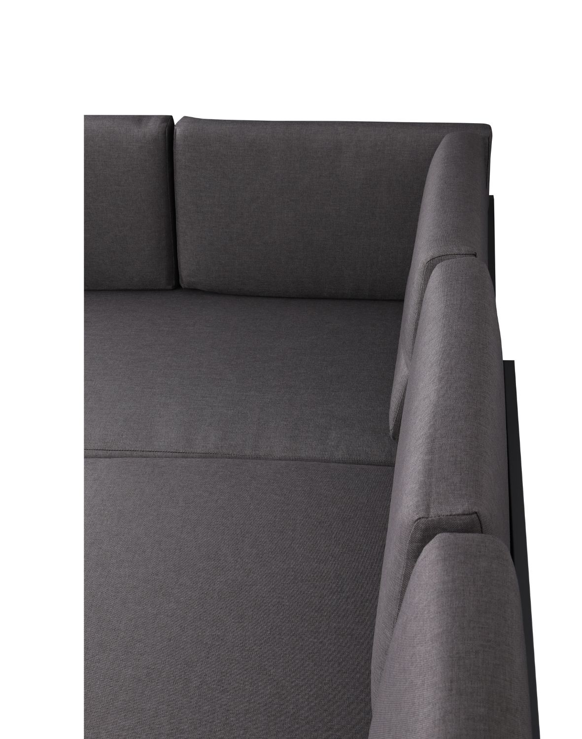 narożnik ogrodowy lorato grey 5-osobowy ze stolikiem – aluminium, szary