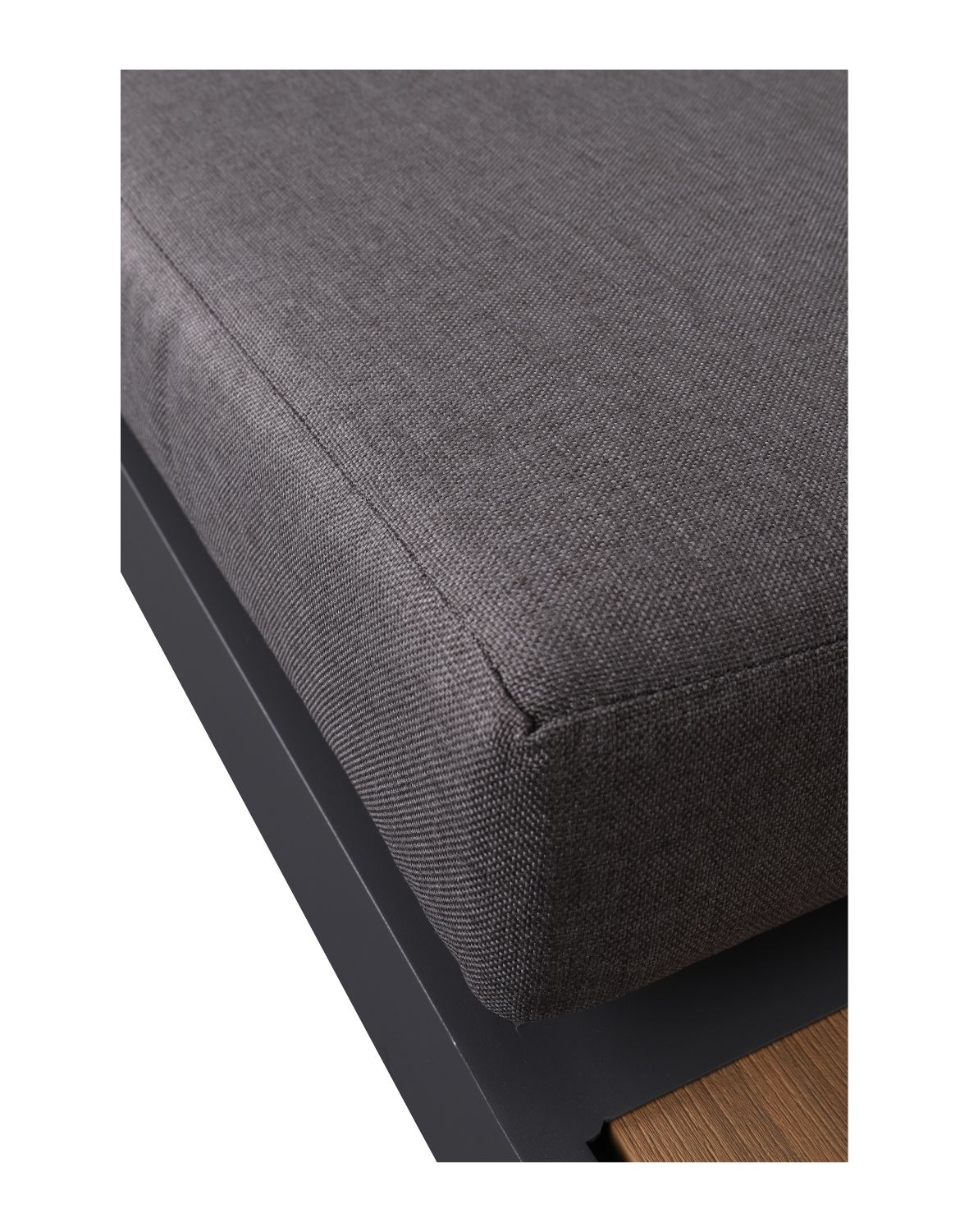 narożnik ogrodowy lorato grey 5-osobowy ze stolikiem – aluminium, szary