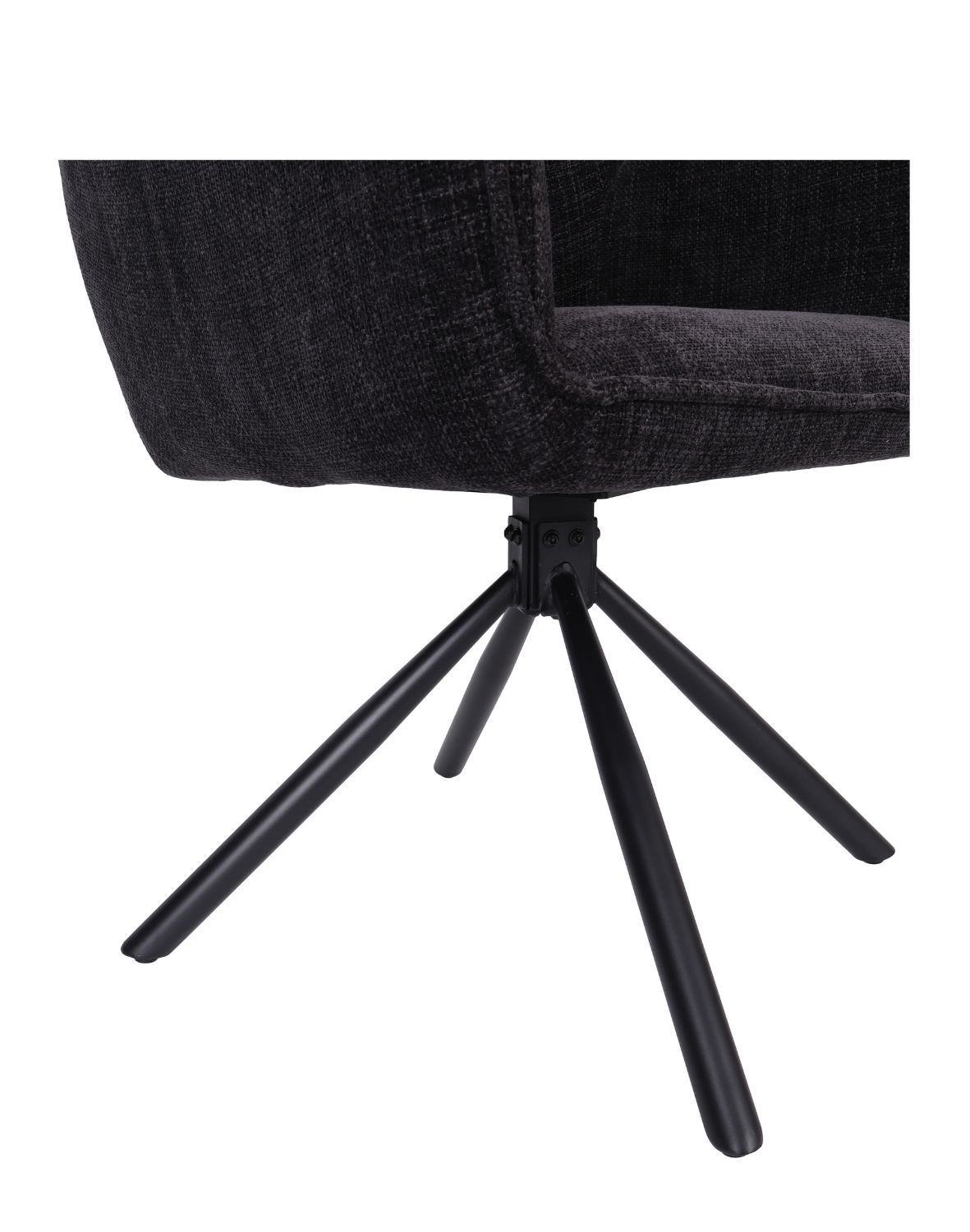 krzesło obrotowe z podłokietnikami lozano, czarne (s2417)