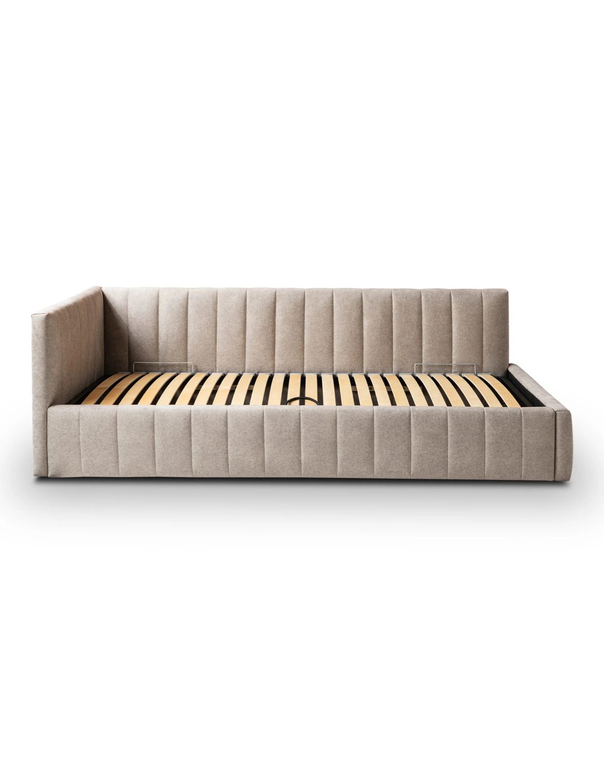 tapicerowane łóżko młodzieżowe z pojemnikiem teddy 90x200
