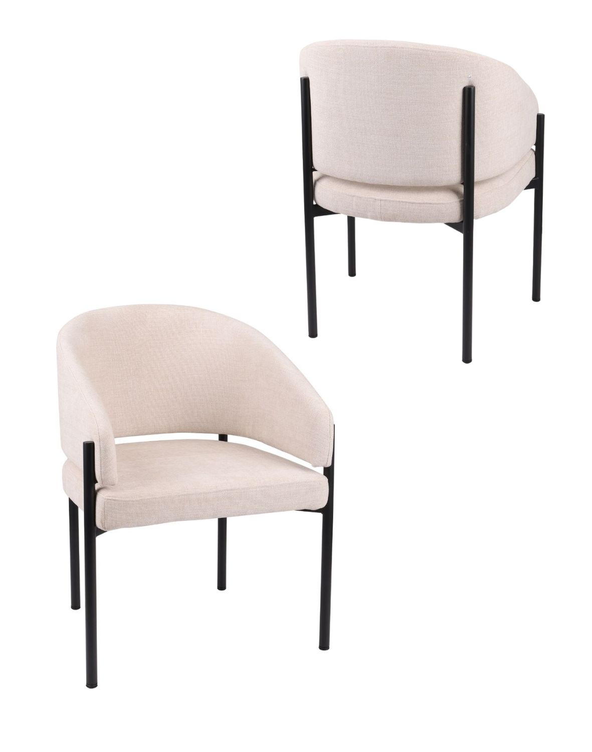 krzesło do jadalni lugano, beżowe