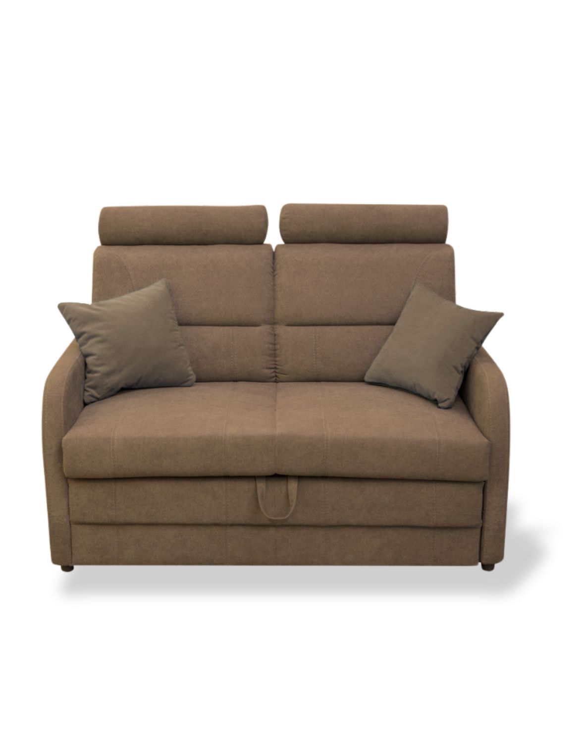 mała dwuosobowa kanapa wibaro z regulowanymi zagłówkami