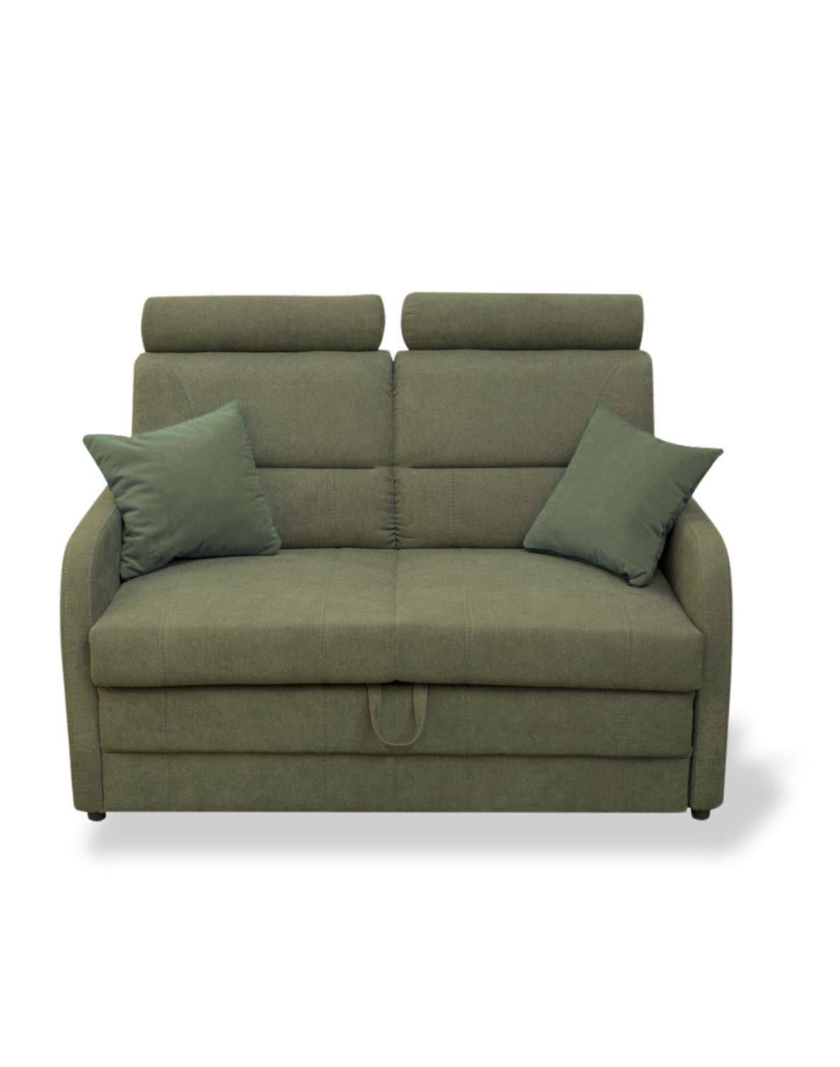 mała dwuosobowa kanapa wibaro z regulowanymi zagłówkami