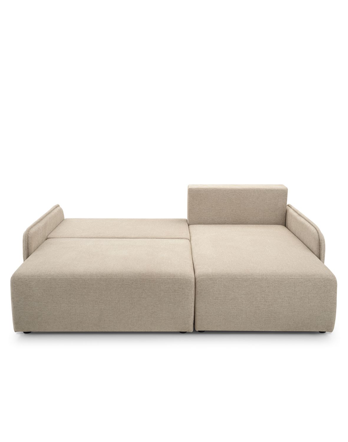 mały narożnik z funkcją spania mirabella beżowy