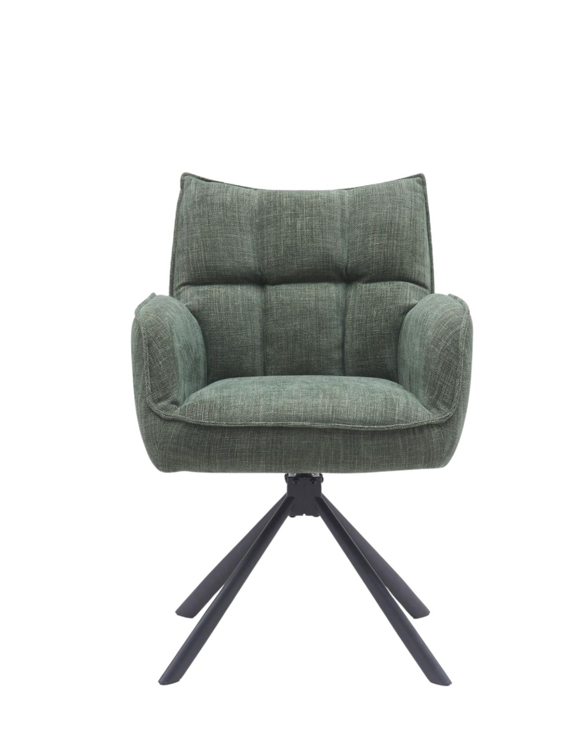 Krzesło obrotowe Marilla z podłokietnikami (51080005), zielone