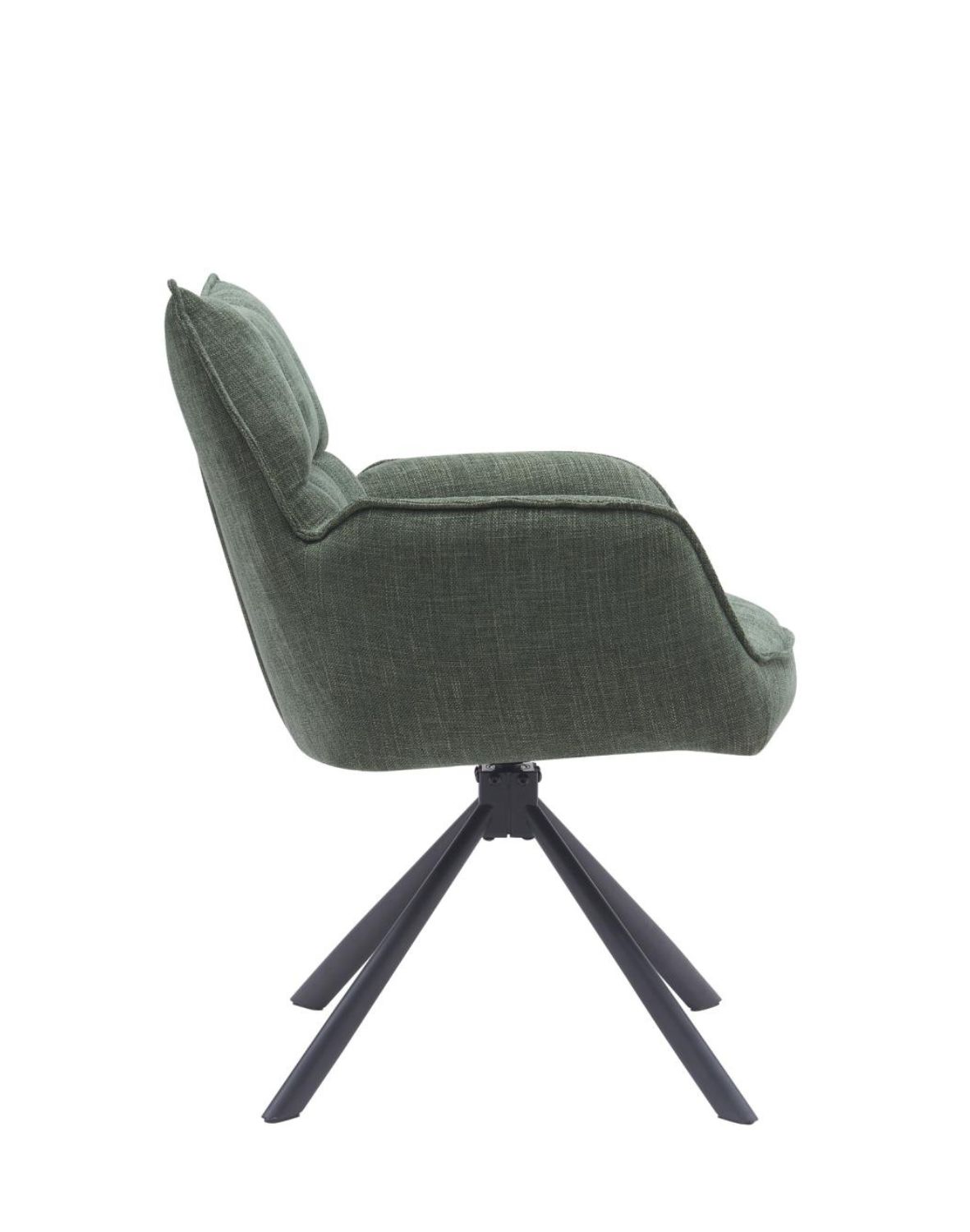 Krzesło obrotowe Marilla z podłokietnikami (51080005), zielone