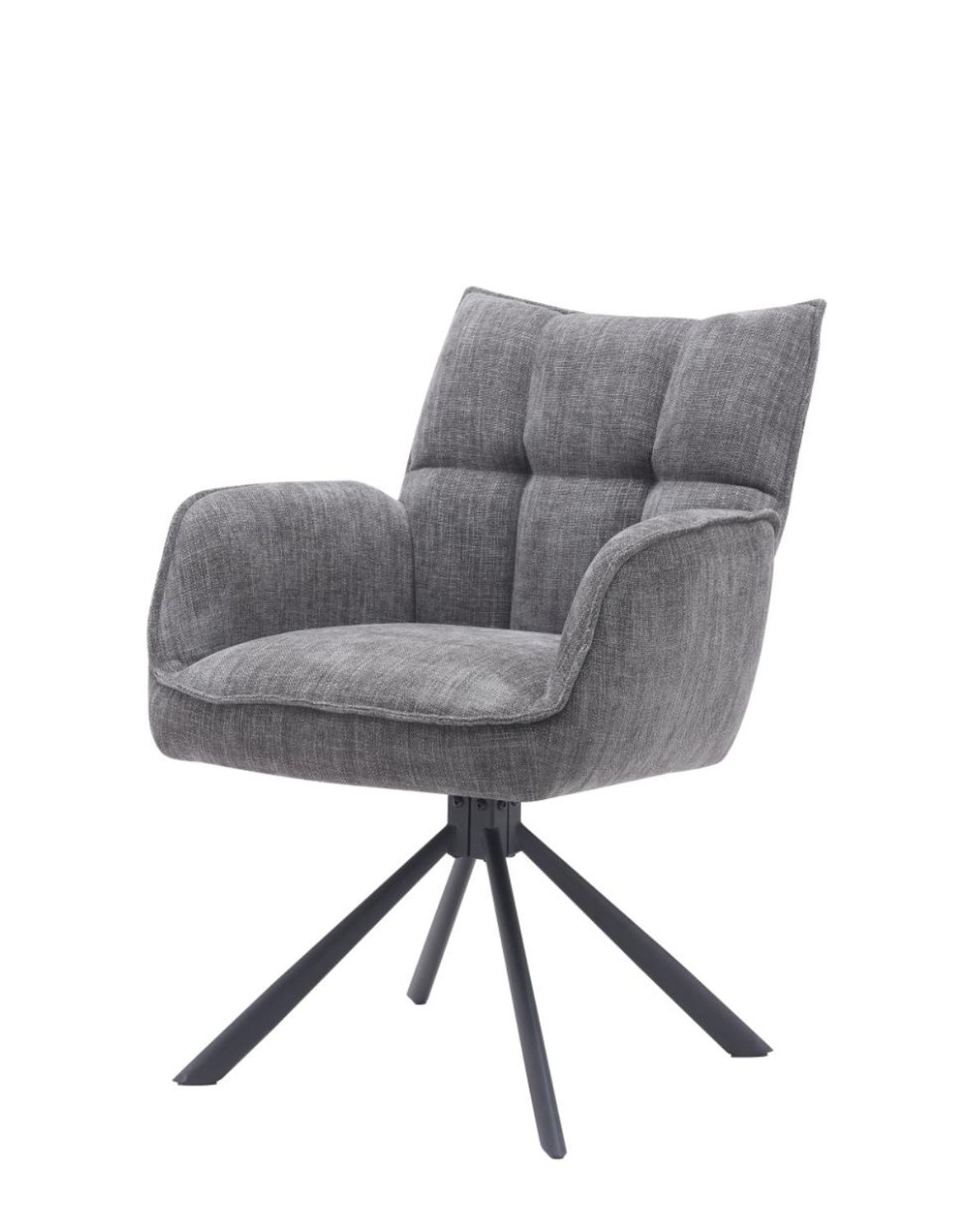 krzesło obrotowe marilla z podłokietnikami (51080003), ciemnoszare