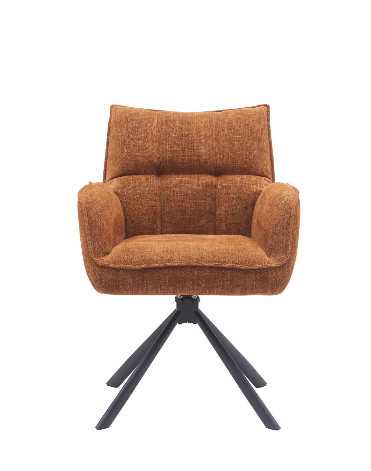 krzesło obrotowe marilla z podłokietnikami (51080002), rude