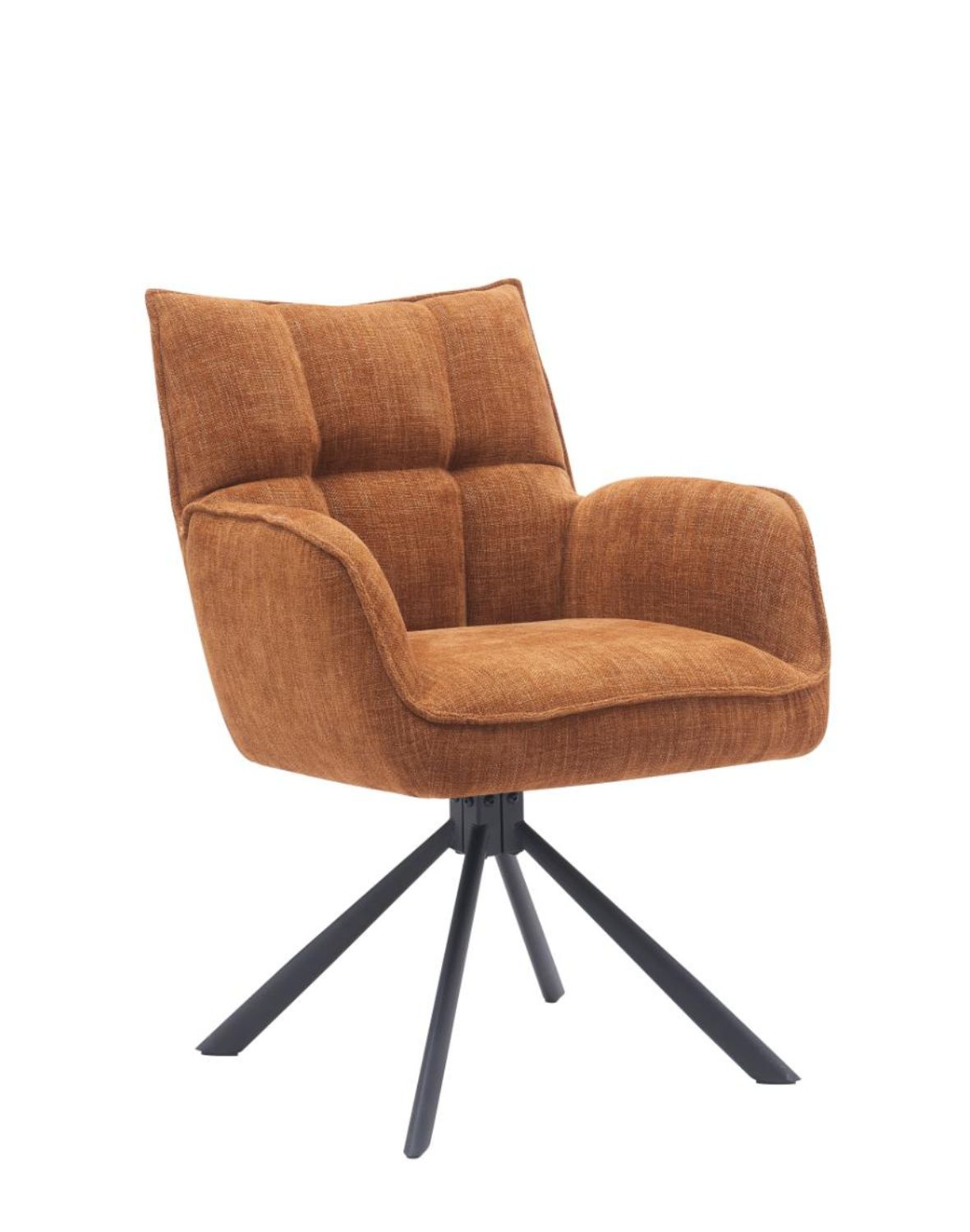 krzesło obrotowe marilla z podłokietnikami (51080002), rude