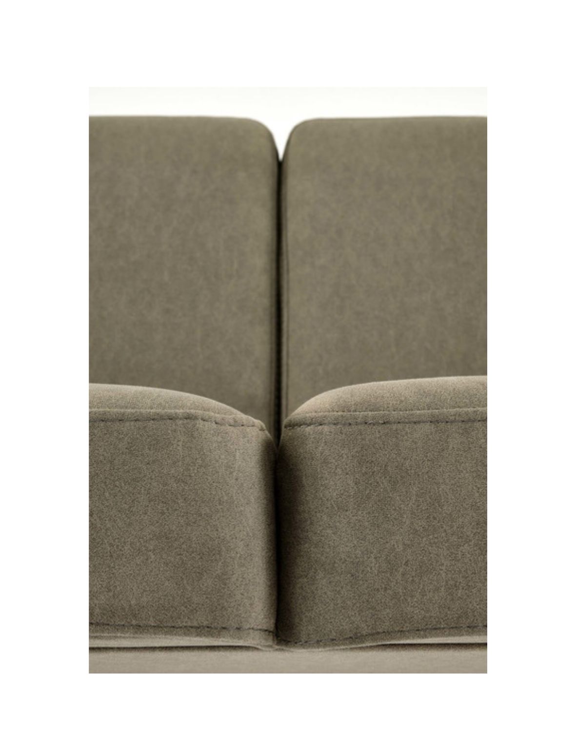 sofa dwuosobowa do salonu milano 2S, retro, oliwkowa