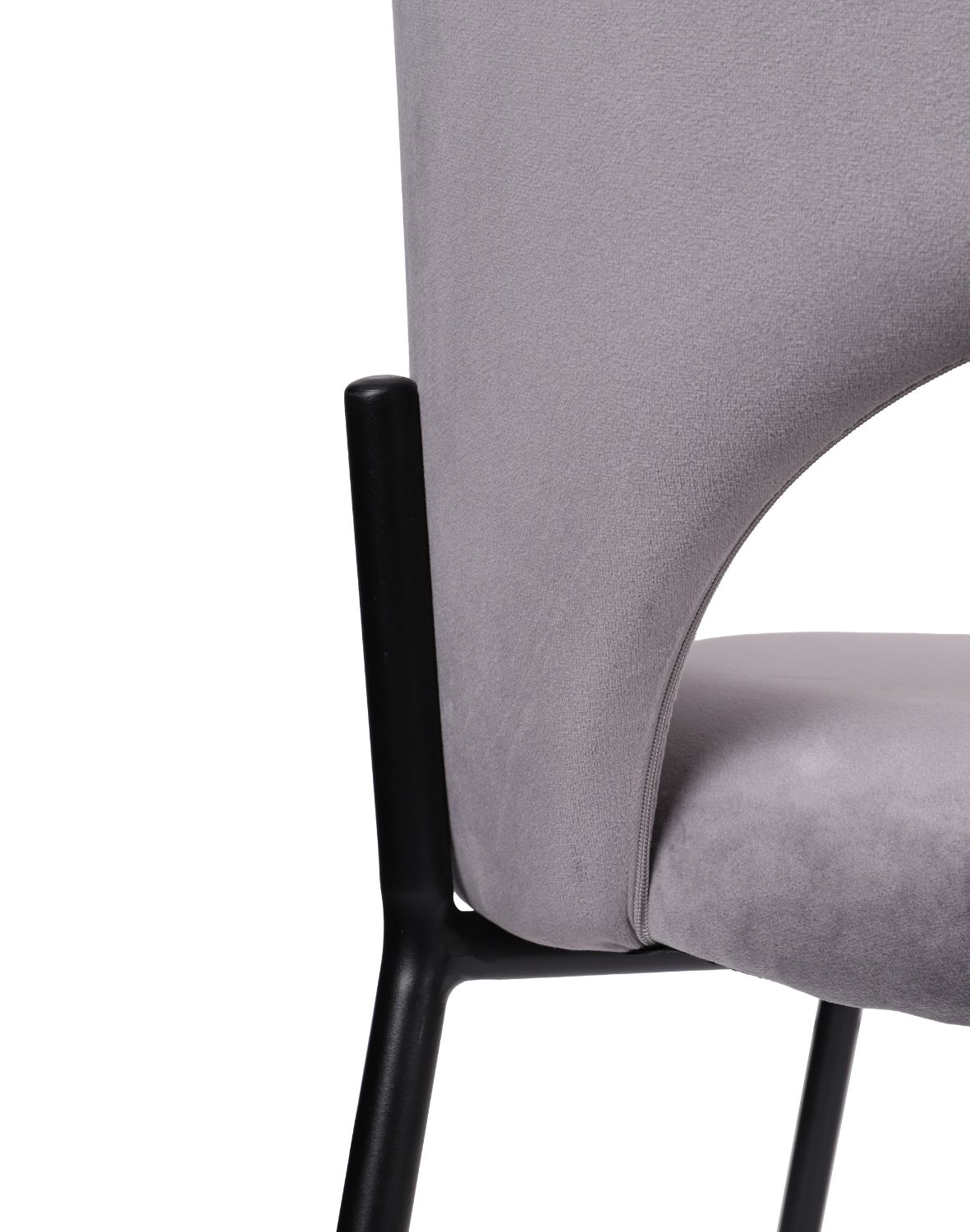 krzesło do jadalni molly black szare