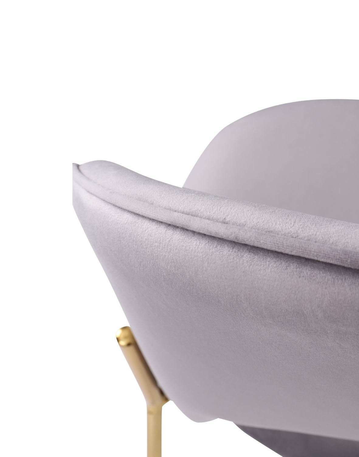 krzesło do jadalni molly gold szare