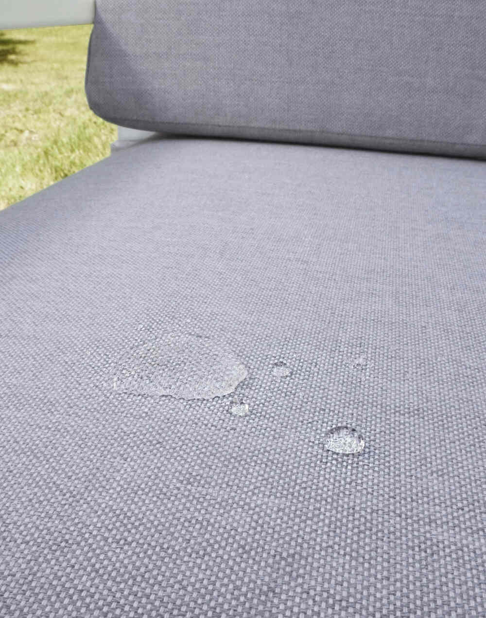 szary narożnik ogrodowy aluminiowy loreto