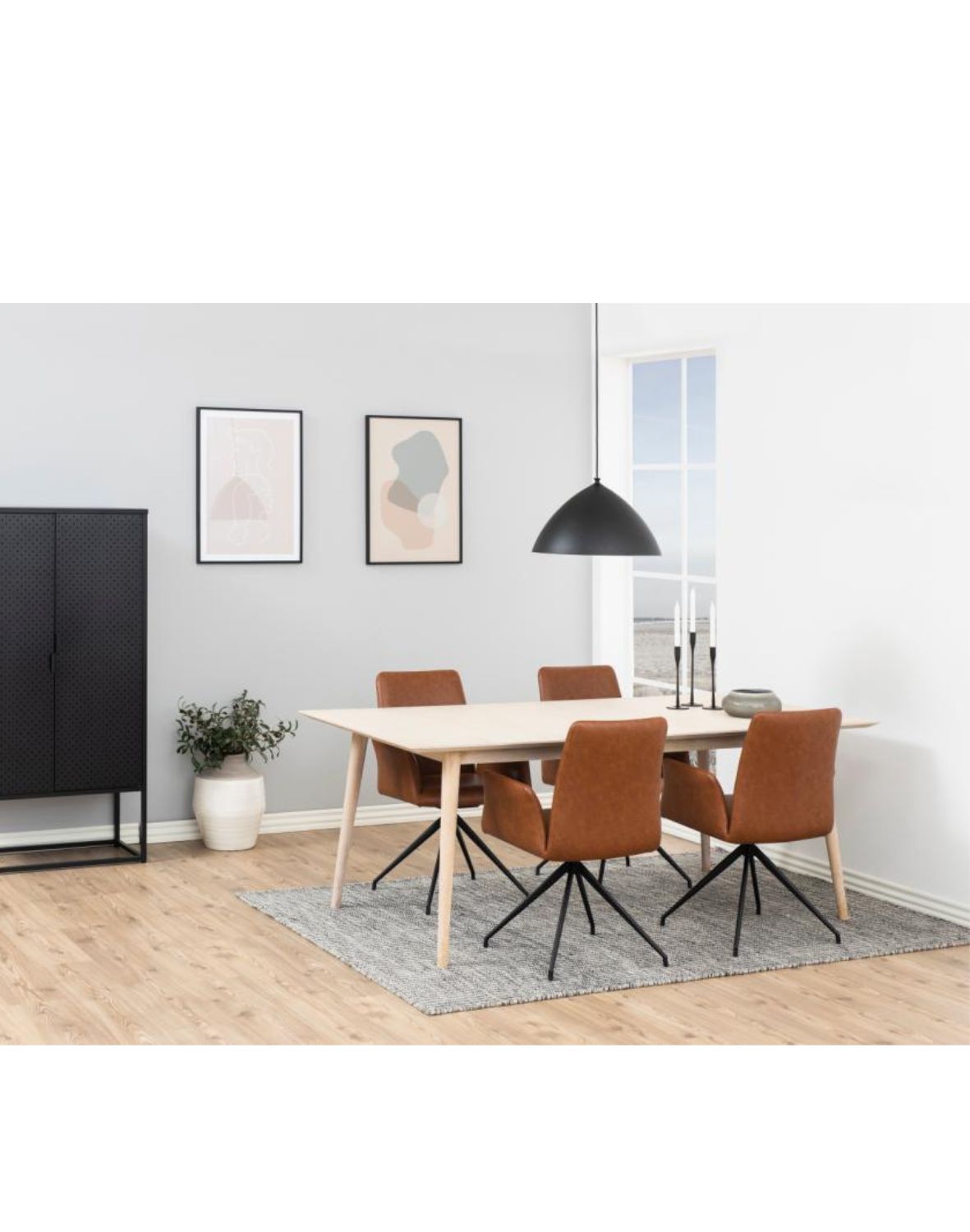 krzesło obrotowe naya z podłokietnikami, ekoskóra (82020)