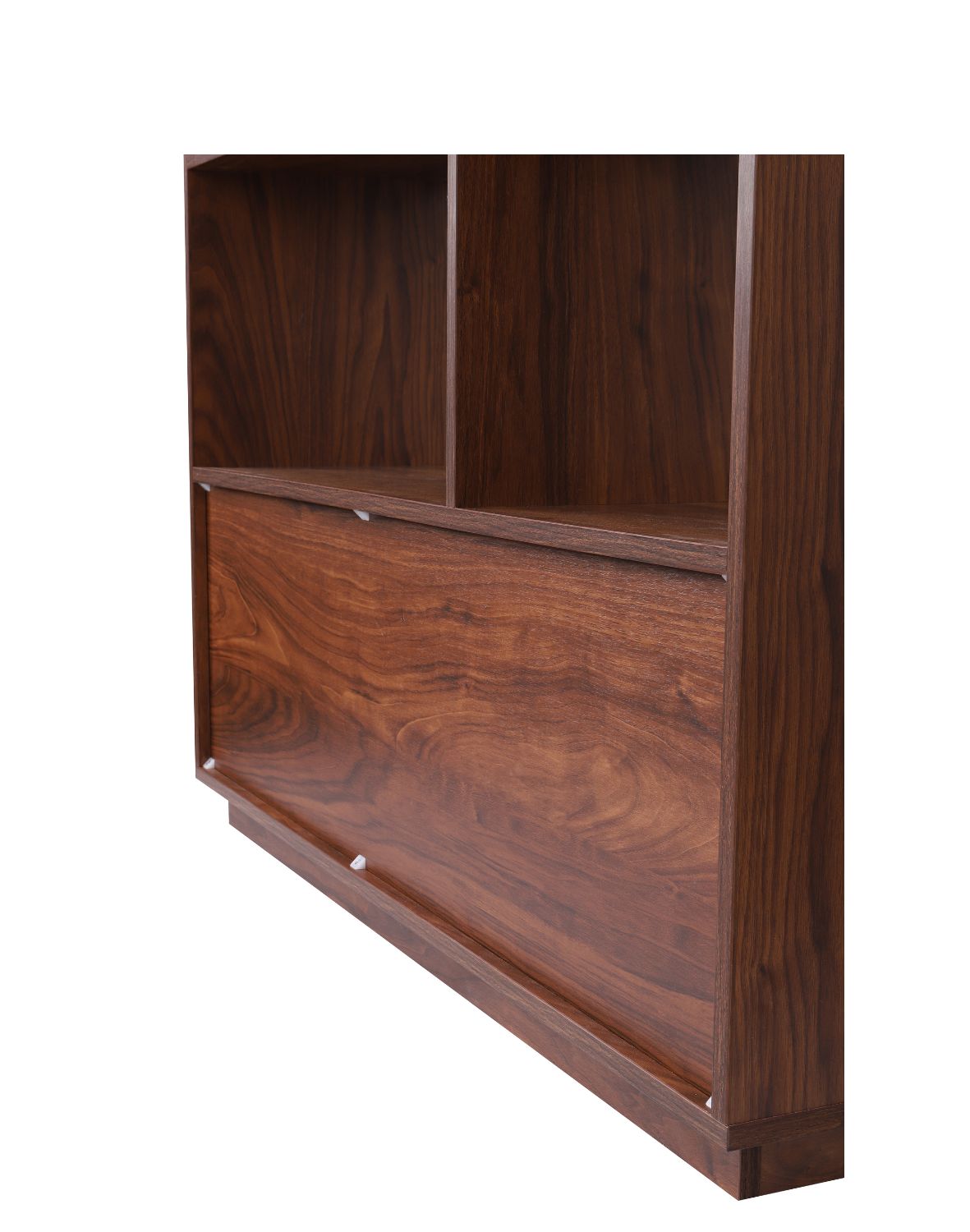 regał nevada ciemny dąb z szarymi drzwiczkami 110 cm (BS02)