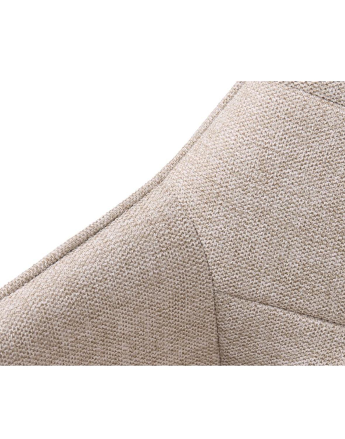 krzesło do jadalni nolan z podłokietnikami, pikowane, beżowe (50800000)