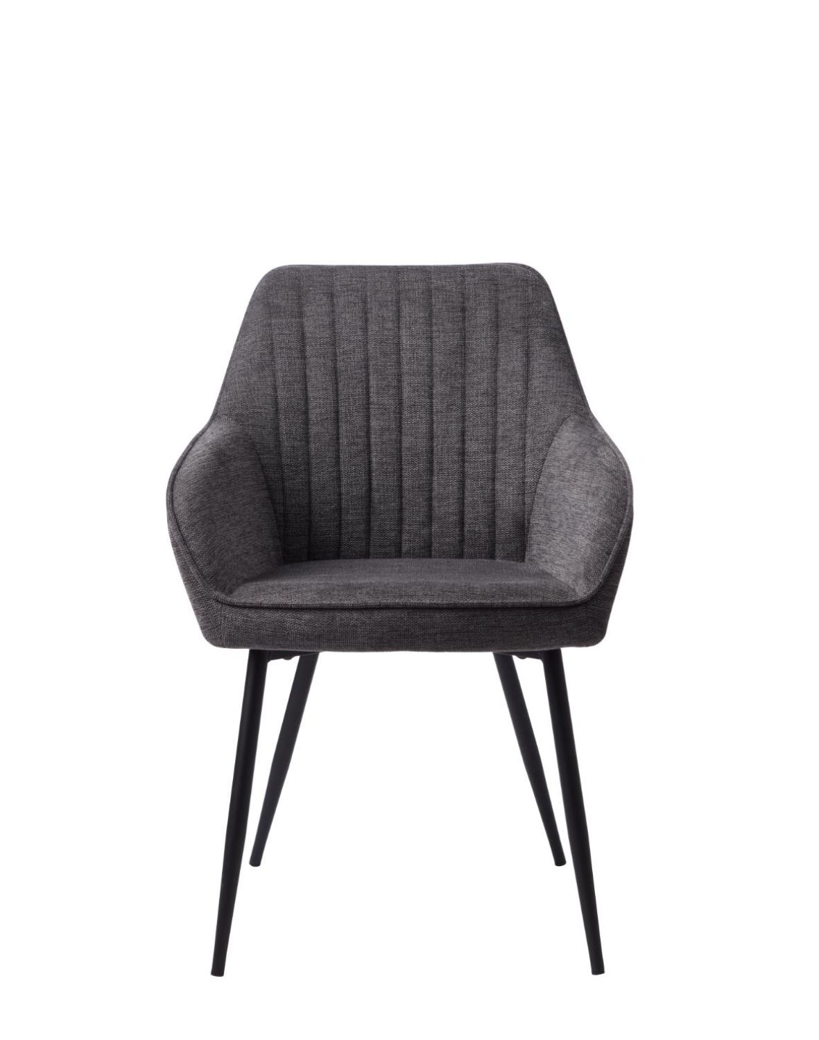 krzesło do jadalni nolan z podłokietnikami, ciemnoszare ( 50790001)