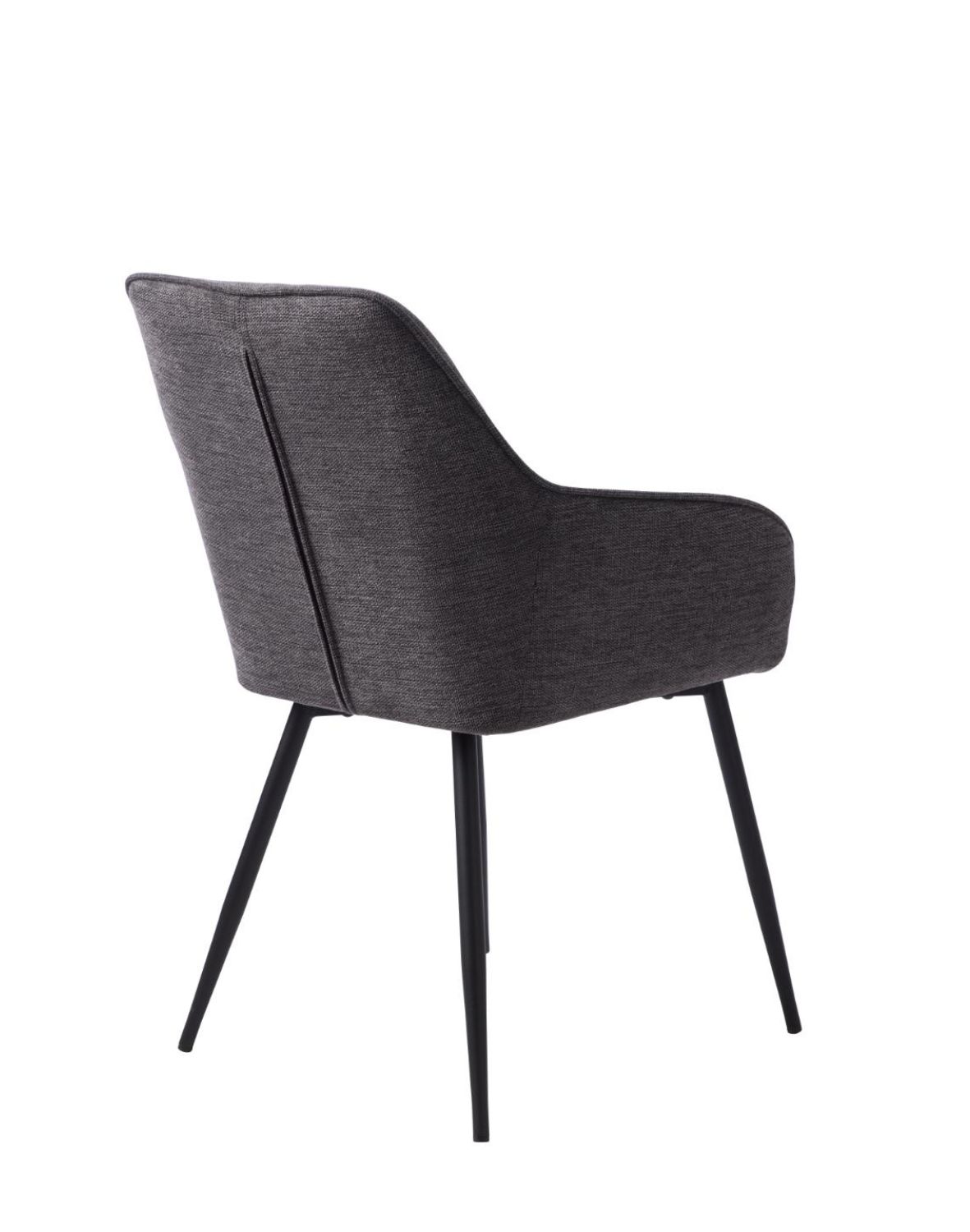 krzesło do jadalni nolan z podłokietnikami, ciemnoszare ( 50790001)