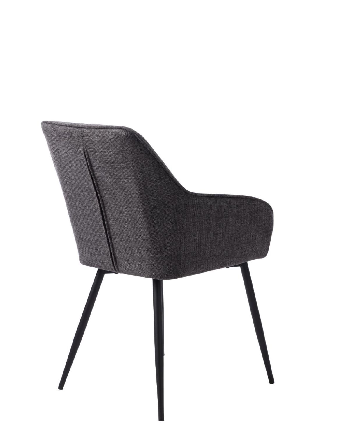 krzesło do jadalni nolan z podłokietnikami, pikowane, szare (50800001)