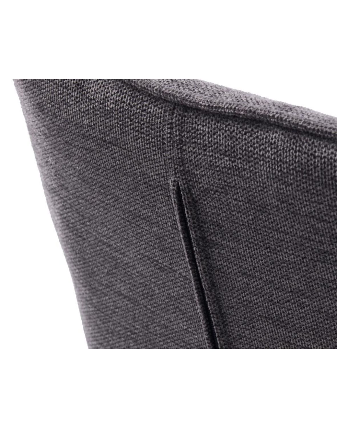 krzesło do jadalni nolan z podłokietnikami, pikowane, szare (50800001)