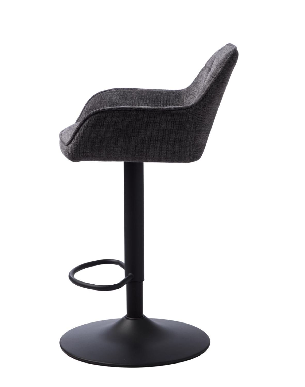 hoker obrotowy nolan z regulacją wysokości, pikowany, szary (50840001)