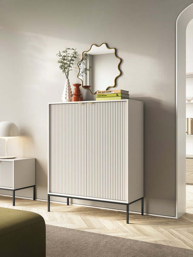 komoda ryflowana nova kaszmirowa (K104)