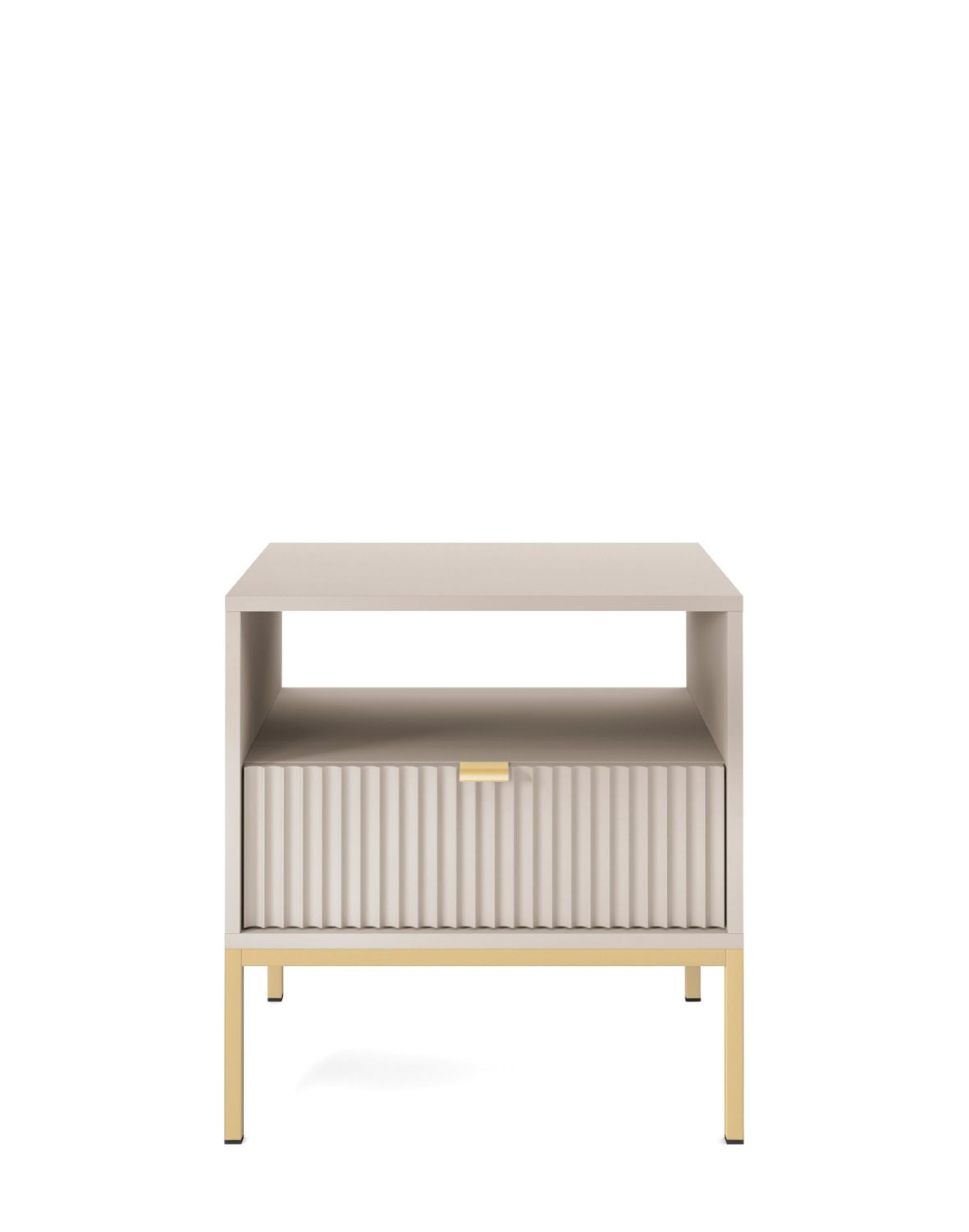 szafka nocna nova (s54), kaszmir/złoty