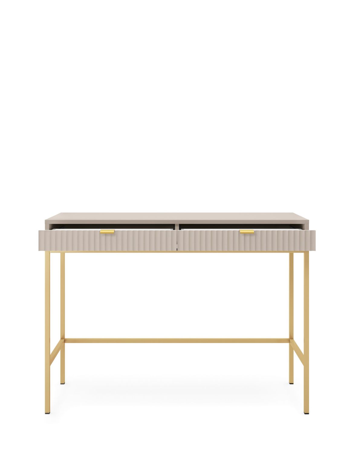 toaletka nova kaszmirowa (t104), konsola do przedpokoju, kaszmir/gold