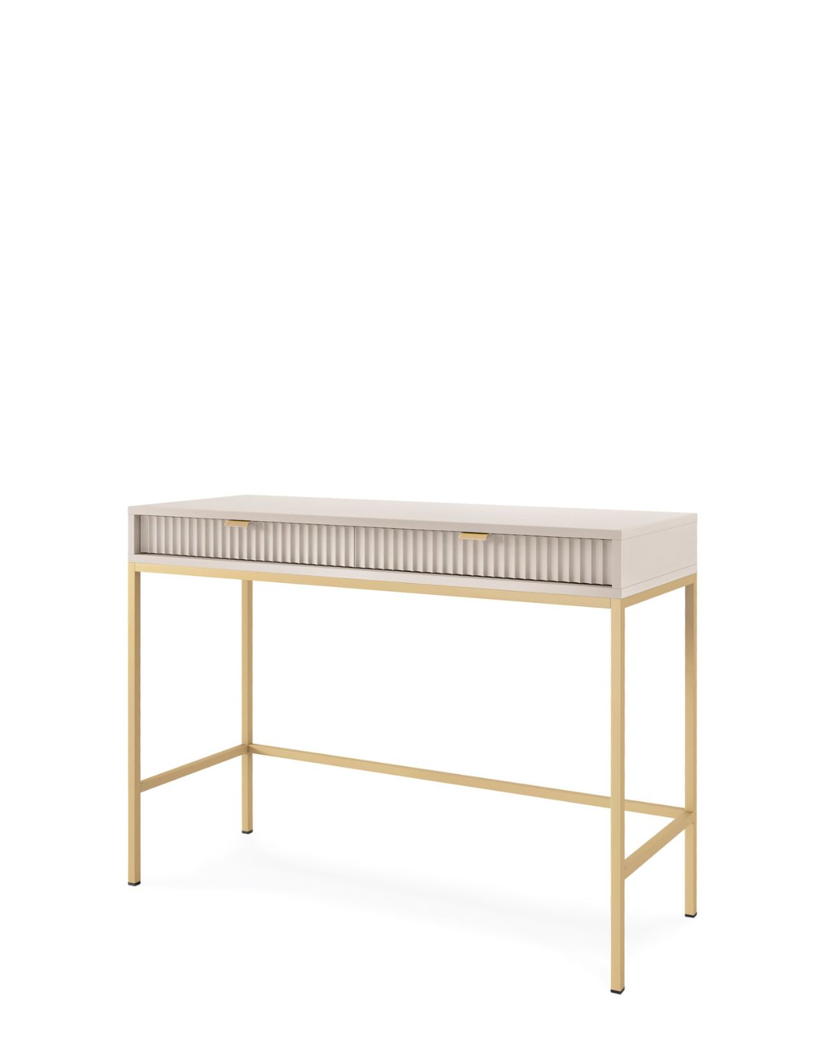 toaletka nova kaszmirowa (t104), konsola do przedpokoju, kaszmir/gold