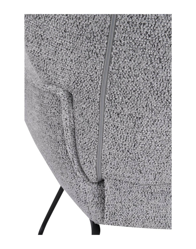 fotel wypoczynkowy nuvio, szary