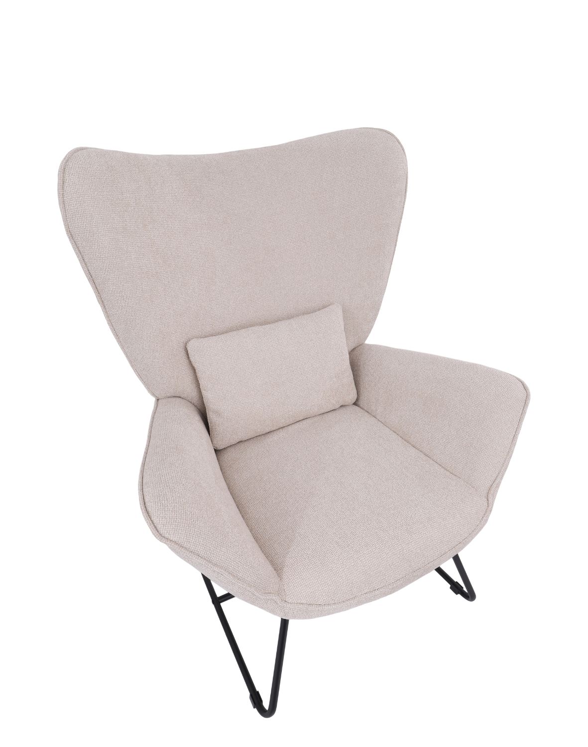 fotel wypoczynkowy nuvio, jasnobeżowy