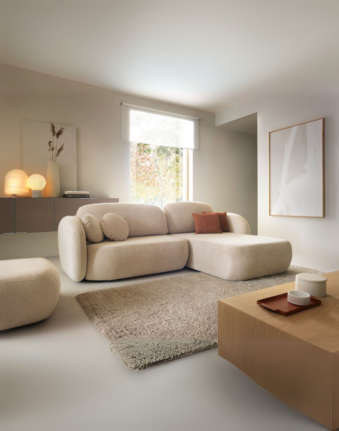 okrągły narożnik olio laski