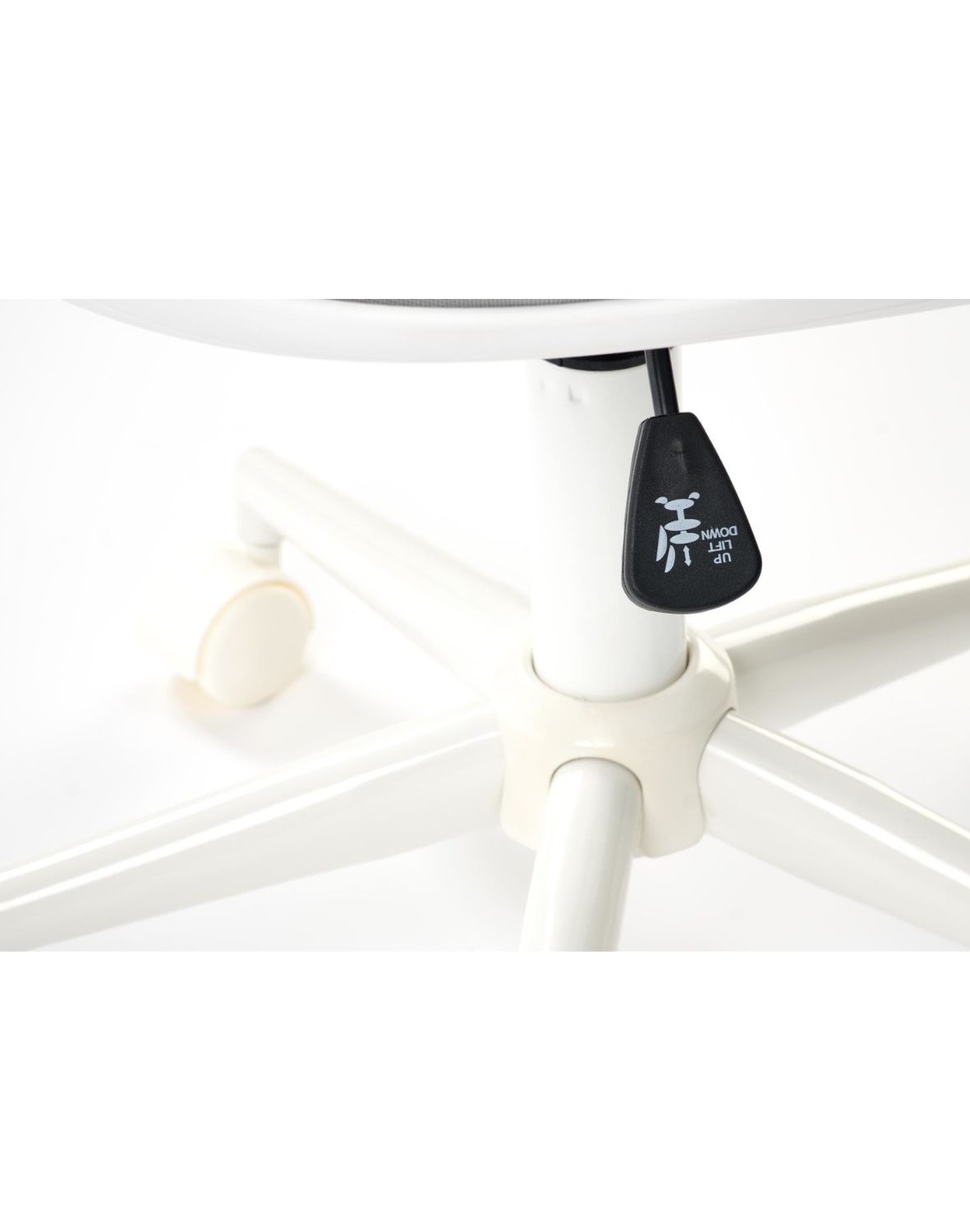 fotel obrotowy dla dzieci orion 2, biały/jasny popiel