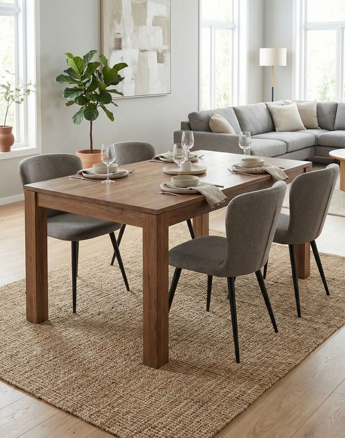 krzesło do jadalni oskar, ciemnoszare